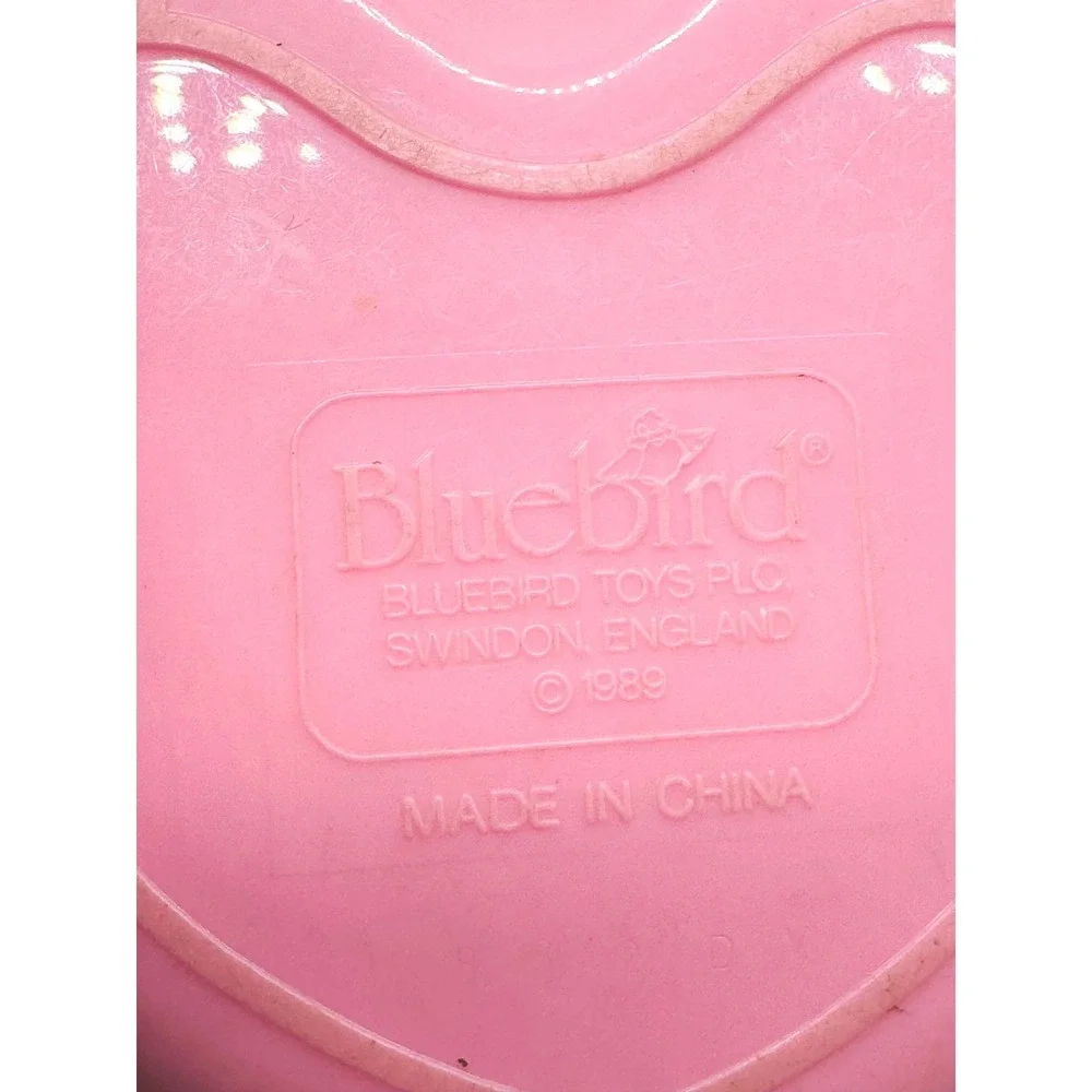 Bluebird Polly Pocket Country Cottage Pink Heart Compact 1989 Vintage NO DOLLS